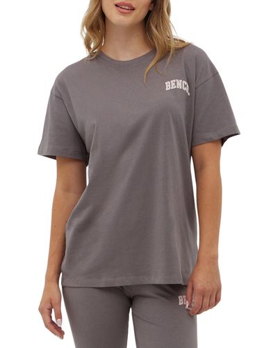 Bench Alinta Varsity Graphic T-shirt - Gray