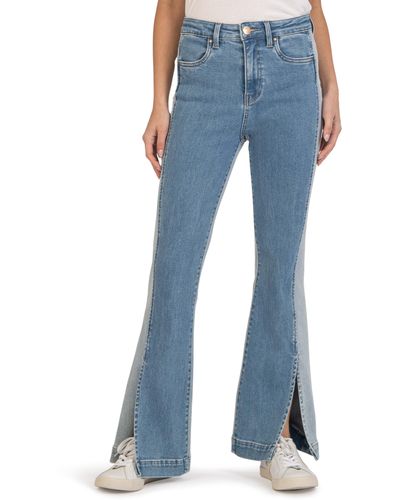 Kut From The Kloth Ana High Waist Flare Jeans - Blue