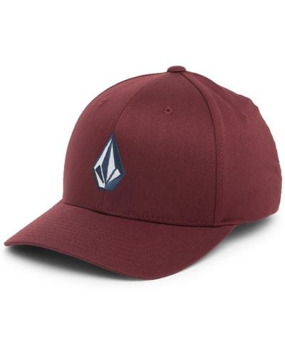 Volcom Full Stone Flexfit Hat - Red