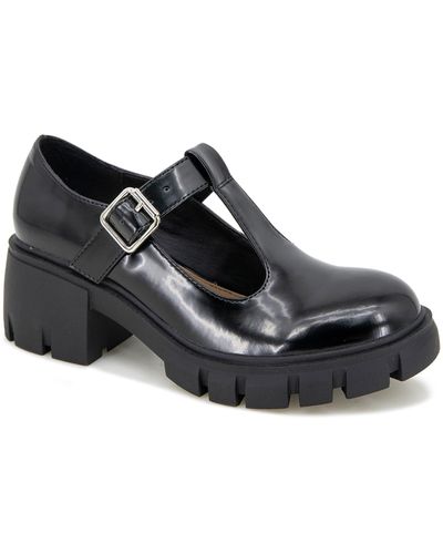 Black Esprit Heels for Women | Lyst