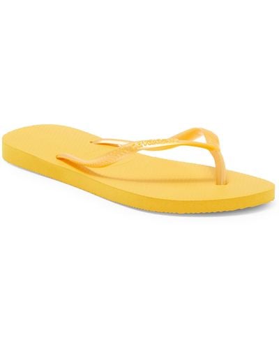 Havaianas Slim Flip Flop - Yellow