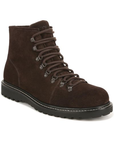 Vince Safi Lace-up Boot - Brown