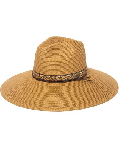 Frye Paper Braided Straw Fedora - Natural