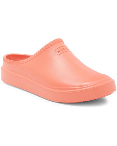 HUNTER Gender Inclusive In/out Bloom Clog - Pink