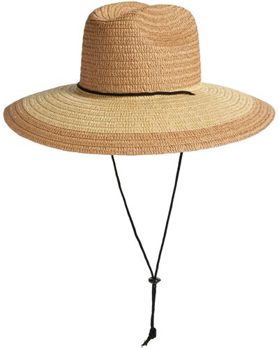 Nordstrom Straw Lifeguard Hat - Natural