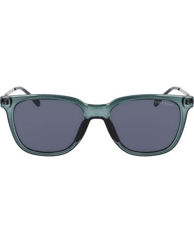 Cole Haan 53mm Polarized Square Sunglasses - Blue