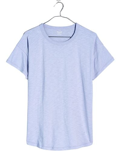 Madewell Whisper Cotton Crewneck T-shirt - Blue