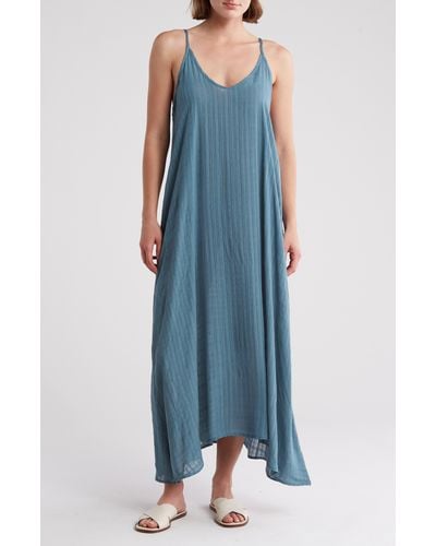 Nordstrom Flowy Cover-up Maxi Dress - Blue
