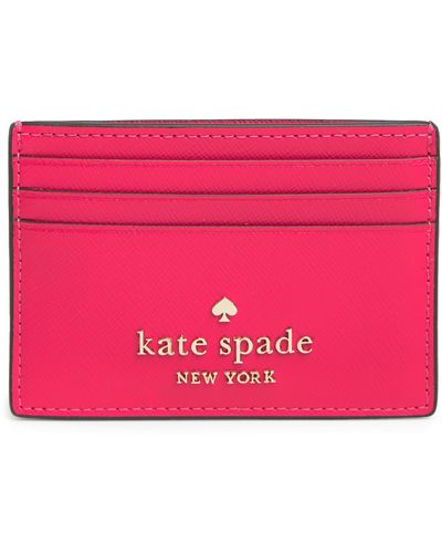 Kate Spade Cameron Small Slim Cardholder Wallet - Pink
