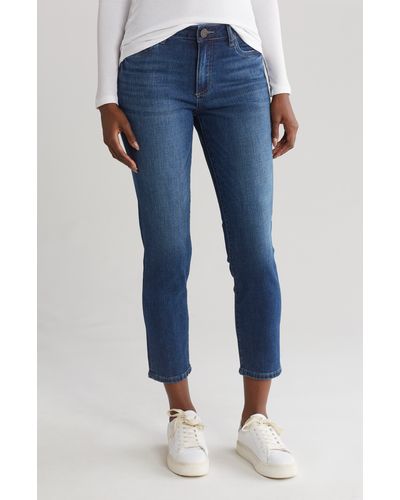 Kut From The Kloth Katy High Rise Ankle Crop Jeans - Blue