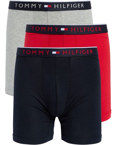 Tommy Hilfiger 3-pack Assorted Stretch Boxer Briefs - Blue