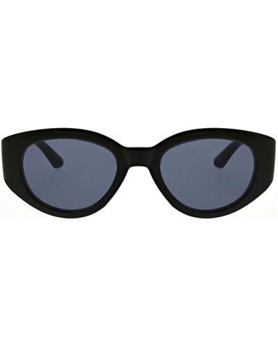 BCBGMAXAZRIA 50mm Midsize Oval Sunglasses - Blue