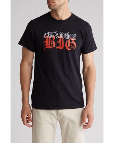 Merch Traffic Biggie Gothic Graphic T-shirt - Black
