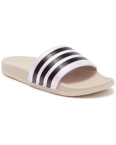 adidas Adilette Comfort Slide Sandal - White