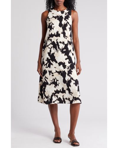 Nordstrom A-line Midi Dress - White