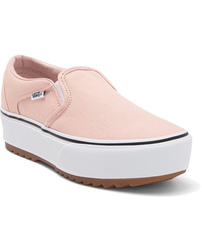 Vans Asher Slip-on Platform Sneaker - Pink
