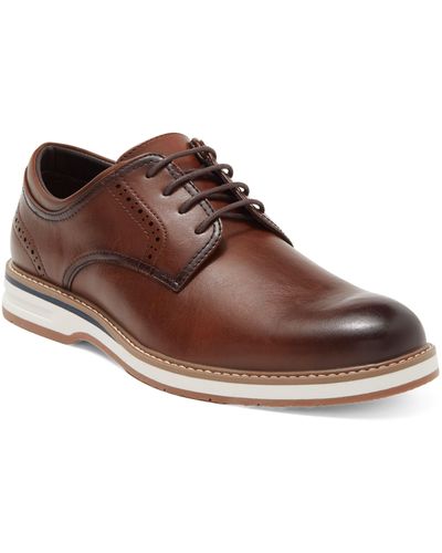 Gordon Rush Plain Toe Derby - Brown