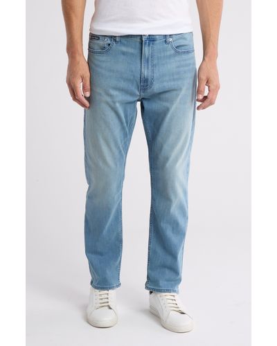 Calvin Klein Slim Straight Leg Jeans - Blue