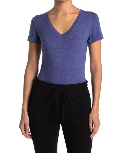 Honeydew Intimates Madison Short Sleeve Jersey Bodysuit - Blue