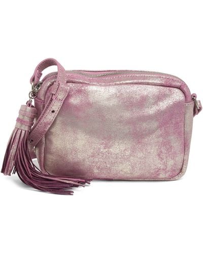Hobo International Small Renny Leather Crossbody Bag - Purple