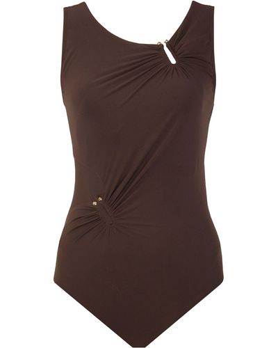 Miraclesuit U-turn Uhura One-piece Swimsuit - Brown