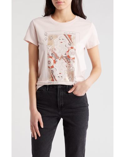 Lucky Brand Queen Of Cocktails Graphic T-shirt - Blue