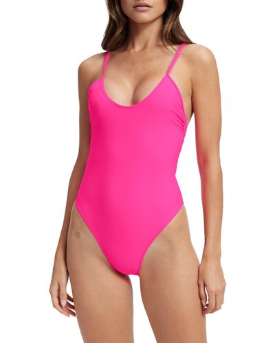 GOOD AMERICAN Always Sunny One-piece Swimsuit - Pink