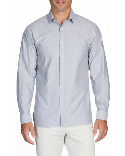 ALTON LANE Mason Everyday Cotton Button-up Shirt - Blue