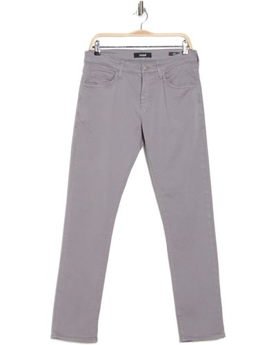 Mavi Zach Straight Leg Jeans - Gray