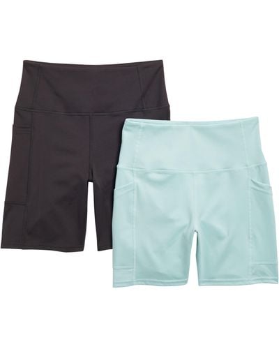 Laundry by Shelli Segal Assorted 2-pack Bike Shorts - Blue
