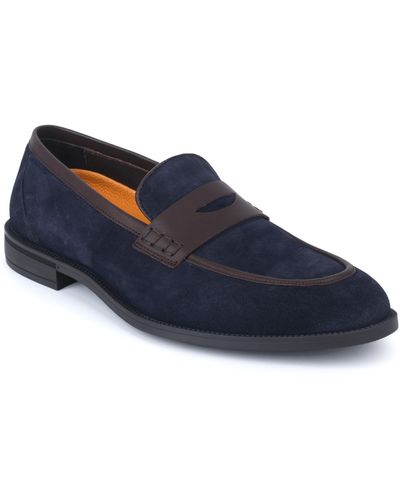 VELLAPAIS Cratos Comfort Penny Loafer - Blue