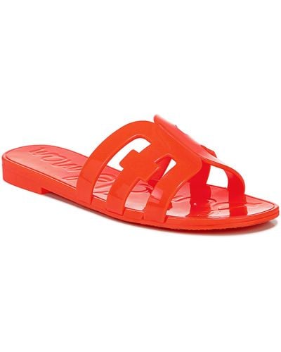 Sam Edelman Bay Jelly Slide Sandal - Red