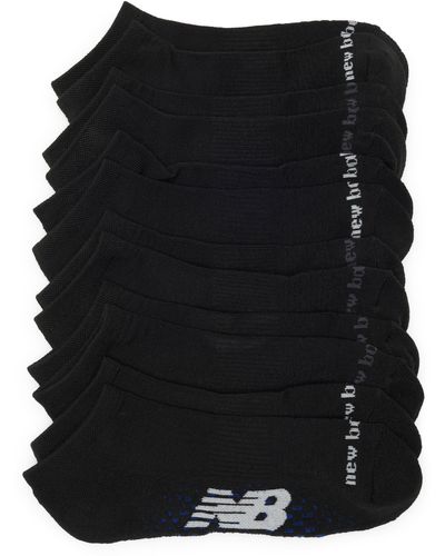 New Balance 6-pack Performance Low Cut Socks - Black