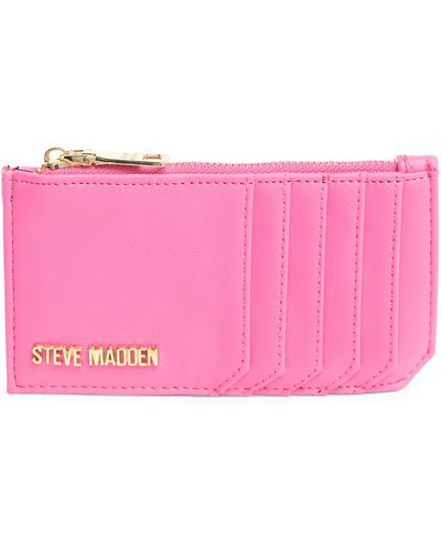 Steve Madden Bolly Card Case - Pink