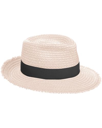 Eric Javits Look Again Packable Fedora - Natural