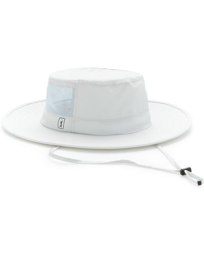 PGA TOUR Solar Bucket Hat - White