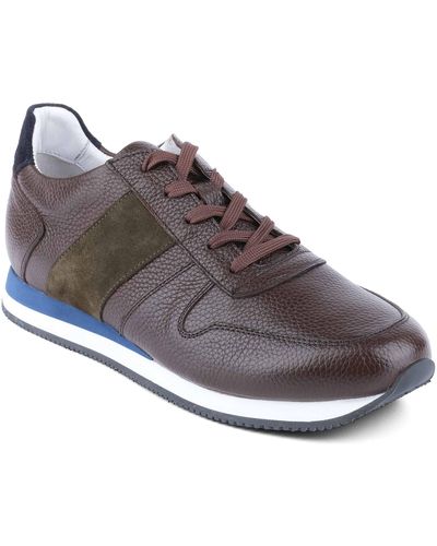VELLAPAIS Nova Leather Sneaker - Gray