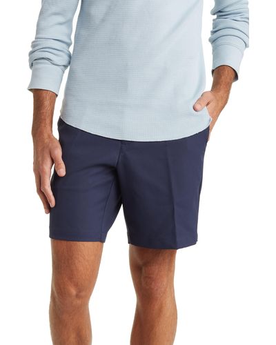 Original Penguin Solid Flat Front Golf Shorts - Blue