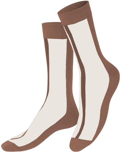 Doiy. Chocolate Smoothie Socks - White