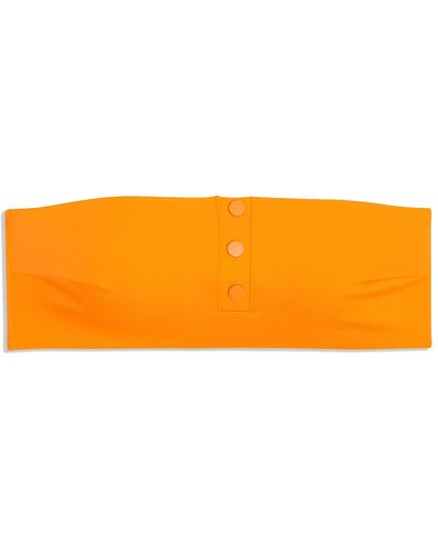 Onia Ines Bandeau Bikini Top - Orange