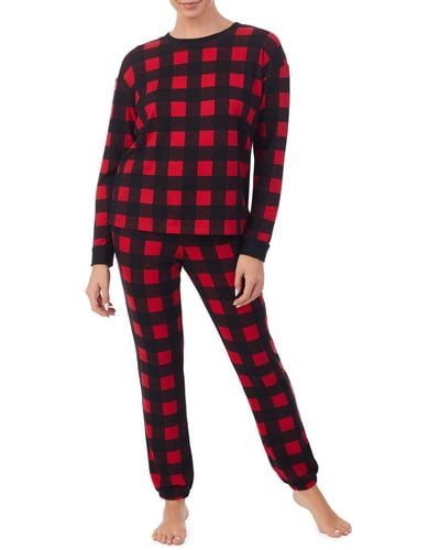 Room Service Pjs Print Pajamas - Red