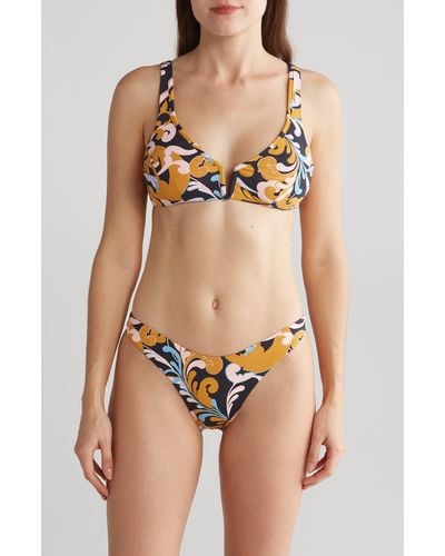 Maaji Swizzle Victory Splendor Reversible Two-piece Bikini - Natural