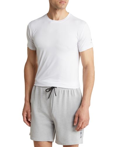 Spyder Crewneck Knit Pajama T-shirt - White