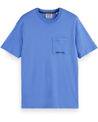 Scotch & Soda ® Blend Pocket T-shirt - Blue