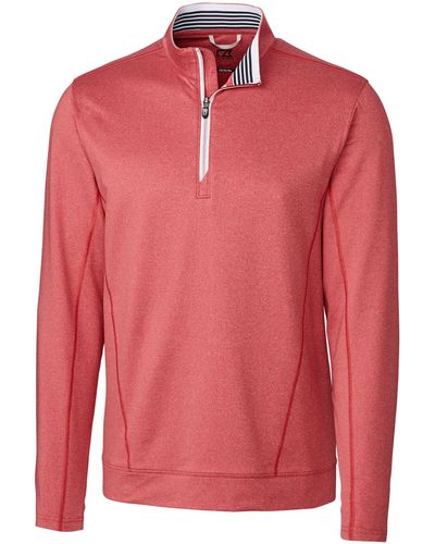 Cutter & Buck Endurance Half Zip Sweater - Pink