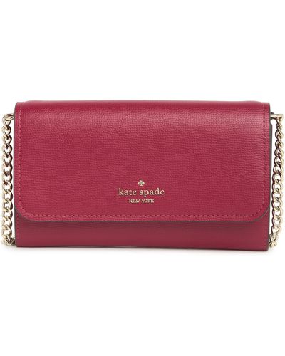Kate Spade Cameron Wallet On A Chain - Purple