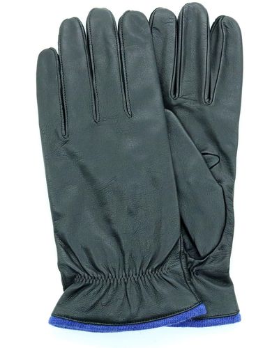 Portolano Tech Leather Gloves - Gray