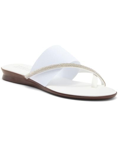 Italian Shoemakers Yude Slide Sandal - White