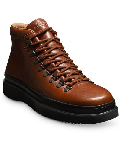 Allen Edmonds Knox Leather Sneaker Boot In Caramel At Nordstrom Rack - Brown