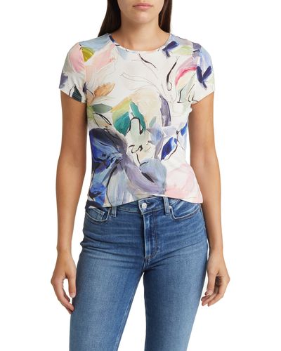 Ted Baker Elehna Print T-shirt - Blue